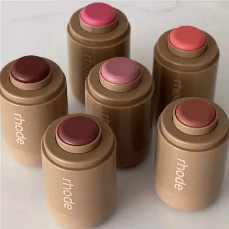 Skin Balm Jelly Bean Lip Gloss Spicy Marg Juice Box Pocket Blush Stick Non-fading Waterproof Blusher Moisturizing Lipstick